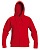 Куртка CERVA НАГАР с капюшоном цв. красный