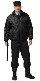 картинка Куртка для охраны зимняя ШТУРМ-ЛЮКС цв. черный от магазина ПРОФИ+