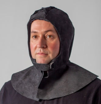 картинка Подшлемник сварщика СПИЛКОВЫЙ со шнуровкой цв. черный от магазина ПРОФИ+