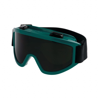 картинка Очки газосварочные закрытые АМПАРО™ ПРЕМИУМ (2172/222553) (6 DIN) линза зеленая (AS/AF) от магазина ПРОФИ+