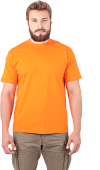 Футболка мужская Х/Б 160 г/м2 к/рукав цв. оранжевый