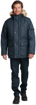 Куртка утепленная АЛЯСКА ЛЮКС мужская цв. синий