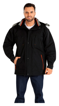 картинка Куртка утепленная CERVA ЭМЕРТОН мужская цв. серо-черный от магазина ПРОФИ+