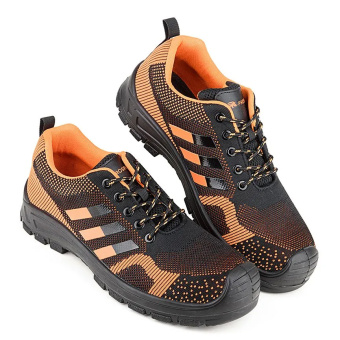 картинка Полуботинки летние ЭЛИТСПЕЦ PROSAFE 8731/1 ПУ/ПУ с КП цв черный с оранжевым от магазина ПРОФИ+