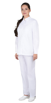 картинка Костюм ОПЗ облегчённый ВАЛЕНСИЯ женский цв. белый от магазина ПРОФИ+