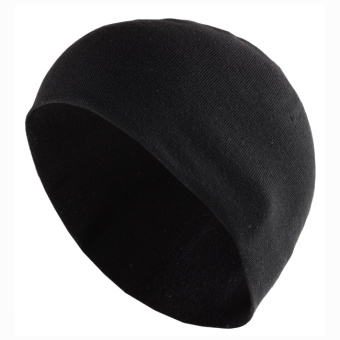 картинка Шапка трикотажная утепленная под каску арт. 208 цв. черный от магазина ПРОФИ+