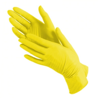 картинка Перчатки нитриловые GWARD DELTAGRIP Ultra LS цв. желтый от магазина ПРОФИ+