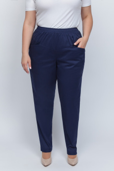 картинка Брюки медицинские ТЕОНА м. 19-048 женские цв. синий от магазина ПРОФИ+