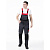 Полукомбинезон ОПЗ летний MILL - ФОРМУЛА мужской цв. серый с красным и черным