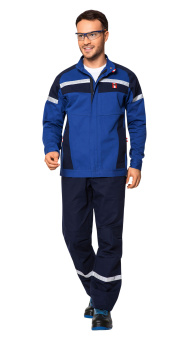 картинка Куртка ОПЗ летняя ТЕХНОЛОГ мужская цв. синий с темно-синим от магазина ПРОФИ+