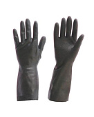 Перчатки резиновые КЩС ТИП I (АЗРИ) 0,6 мм цв. черный