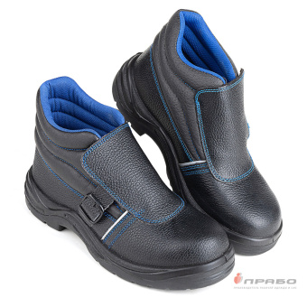 картинка Ботинки для сварщика PROSAFE СВАРЩИК м. 24 ПУ/Нитрил с МП цв. черный от магазина ПРОФИ+