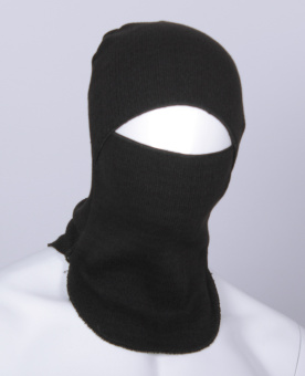 картинка Подшлемник утепленный ЗИМНИЙ трикотажный цв. черный от магазина ПРОФИ+