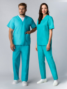 картинка Костюм медицинский ХИРУРГА цв. бирюзовый от магазина ПРОФИ+