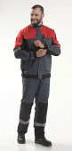Костюм ОПЗ летний ЗЕВС мужской цв. серый с красным