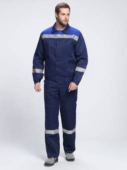 картинка Костюм ОПЗ летний ЛЕГИОН - 1 СОП CH (брюки) мужской цв. темно-синий с васильковым от магазина ПРОФИ+