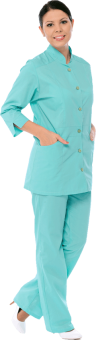 картинка Костюм медицинский ПАЛИТРА женский цв. светло-зеленый от магазина ПРОФИ+