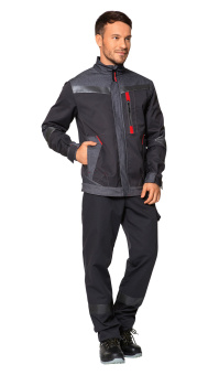 картинка Куртка ОПЗ летняя ТРАВЕРС мужская цв. темно-серый от магазина ПРОФИ+