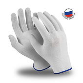 Перчатки нейлоновые Manipula Specialist® МИКРОН ПВХ (MG-111) цв. белый