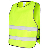 Жилет сигнальный накидка ТИП 5 трикотажное полотно, застежка фастек цв. флуоресцентный желтый
