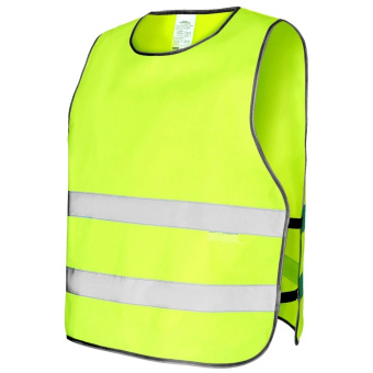 картинка Жилет сигнальный накидка ТИП 5 трикотажное полотно, застежка фастек цв. флуоресцентный желтый от магазина ПРОФИ+