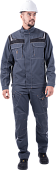 Куртка ОПЗ летняя ПЕРФЕКТ мужская цв. серый с черным