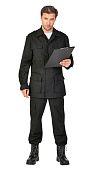 Куртка для охраны летняя КАПРАЛ мужская цв. черный