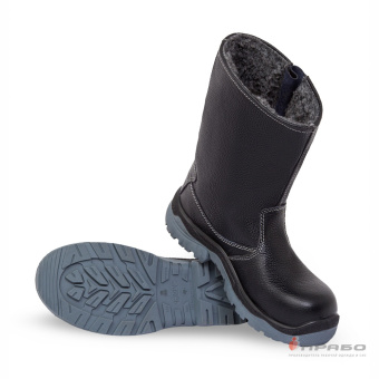 картинка Сапоги зимние БАРС А - 8М ПУ/ТПУ с КП шерстяной мех цв. черный от магазина ПРОФИ+