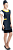 Униформа ОПЗ облегчённая НИКА женская цв. темно синий с желтым