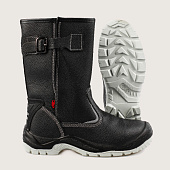 Сапоги демисезонные СКОРПИОН 1204M ПУ/ТПУ с МП мужские цв. черный