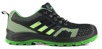 картинка Полуботинки летние ЭЛИТСПЕЦ (PROSAFE) 8731/1-1 ПУ/ПУ с КП цв черный с зеленым от магазина ПРОФИ+