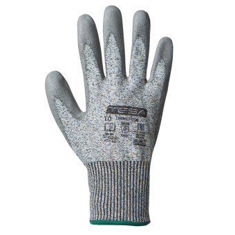картинка Перчатки противопорезные TESA TWINS T-108 (полиуретановое покрытие) цв. серый от магазина ПРОФИ+