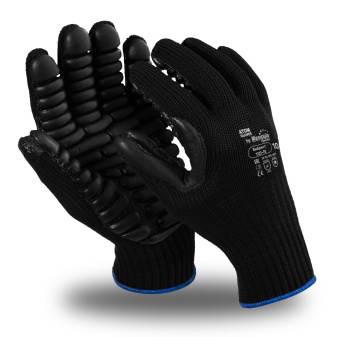 картинка Перчатки для защиты от вибрации Manipula Specialist® ВИБРЕСТ (1121-7Е/VG-574) цв. черный от магазина ПРОФИ+