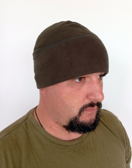 картинка Шапка ФЛИСОВАЯ 280 утепленная цв. хаки от магазина ПРОФИ+