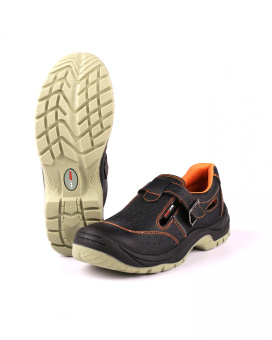 картинка Полуботинки с перфорацией PROFLINE ПУ/ТПУ с МП МС цв. черный от магазина ПРОФИ+