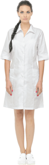 картинка Халат медицинский СНЕЖАНА женский цв. белый от магазина ПРОФИ+