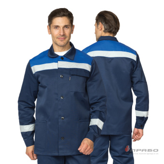 картинка Костюм ОПЗ летний СТАНДАРТ 1 СОП (брюки) мужской цв. темно-синий с васильком от магазина ПРОФИ+