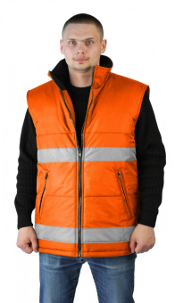 картинка Жилет сигнальный утепленный NORDWIG-RAPID цв. оранжевый от магазина ПРОФИ+