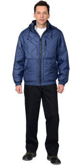 картинка Куртка утепленная ПРАГА-ЛЮКС мужская цв. синий от магазина ПРОФИ+