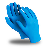 Перчатки нитриловые ЭКСПЕРТ (DG-022) 0.12 мм цв. синий