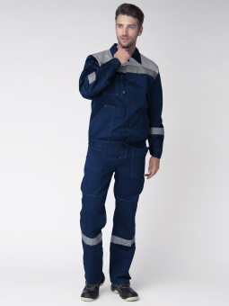 картинка Костюм ОПЗ летний ЛЕГИОН - 1 (брюки) мужской цв. темно-синий с серым от магазина ПРОФИ+