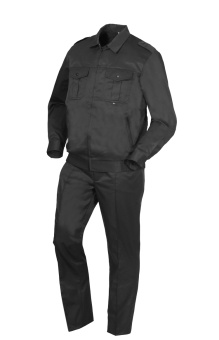 картинка Костюм для охраны летний ОХРАНА 1208БП/1108 мужской цв. черный от магазина ПРОФИ+