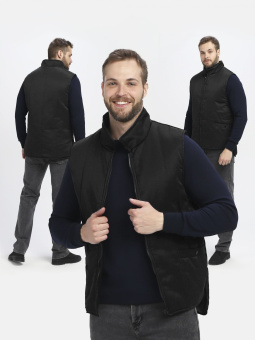 картинка Жилет утепленный УНИВЕРСАЛЬНЫЙ цв. черный от магазина ПРОФИ+