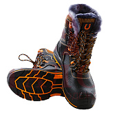 Ботинки зимние PERFECT PROTECTION PRB10N-CKW мужские с высоким берцем ПУ-Нитрил с ПП на натуральном 