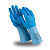 Перчатки латексные РЕФЛЕКС (L-T-16) 1.4 мм цв. синий с голубым