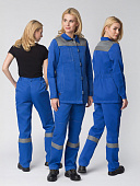 Костюм ОПЗ летний ВЕСНИС - 1 СОП К. (брюки) женский цв. василек с серым