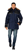 Куртка утепленная МОНБЛАН мужская цв. темно-синий с черным