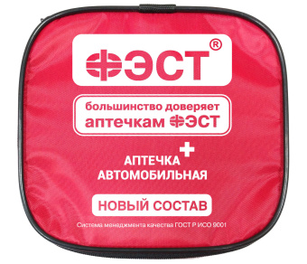 картинка Аптечка АВТОМОБИЛЬНАЯ ФЭСТ (3737) по приказу №260н мягкий футляр от магазина ПРОФИ+