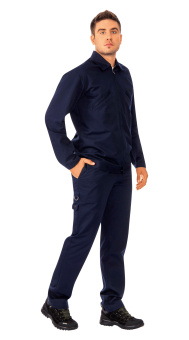 картинка Костюм ОПЗ летний АВИАТОР мужской тк. Саржа цв. темно-синий от магазина ПРОФИ+