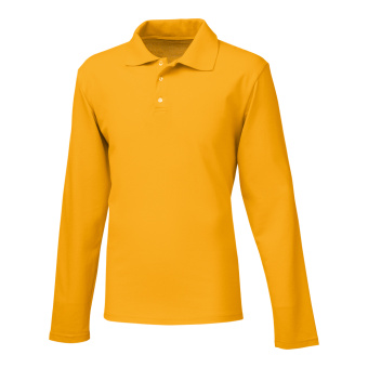 картинка Рубашка ПОЛО-Д мужская д/рукав цв.желтый от магазина ПРОФИ+